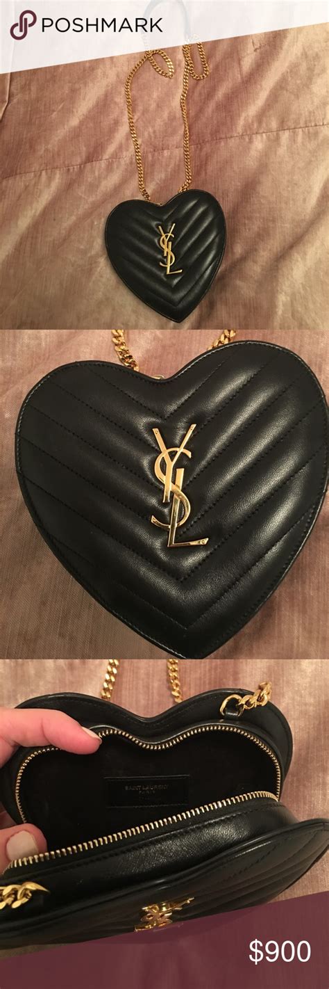 ysl heart box bag|YSL heart bag black.